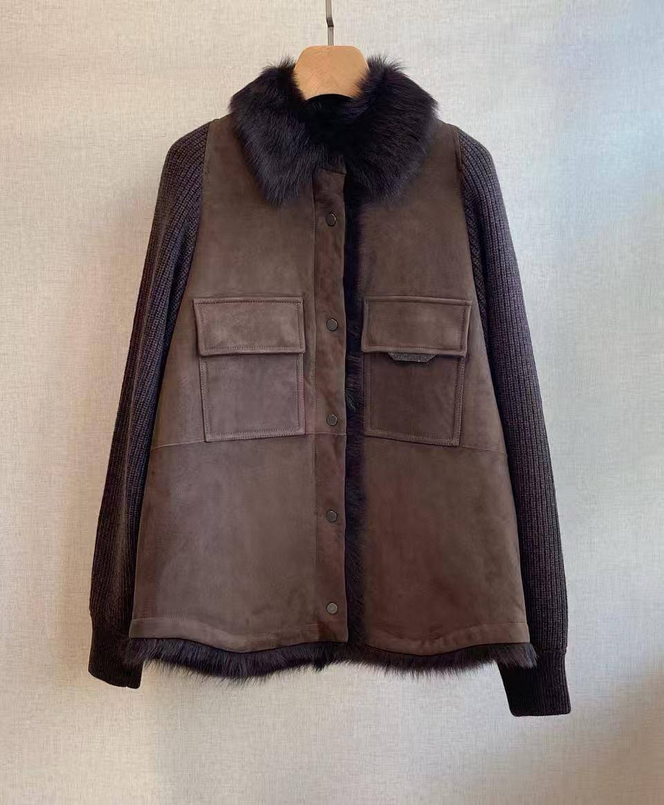 Дубленка Brunello Cucinelli LUX-126706 фото Дубленка Brunello Cucinelli Артикул LUX-126706