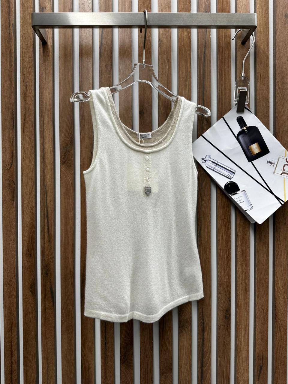 Майка Brunello Cucinelli LUX-126891 фото Майка Brunello Cucinelli Артикул LUX-126891