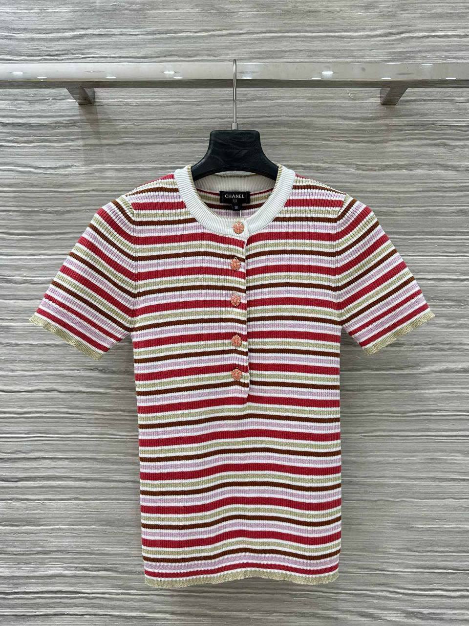 Футболка Chanel LUX-128398 фото Футболка Chanel Артикул LUX-128398