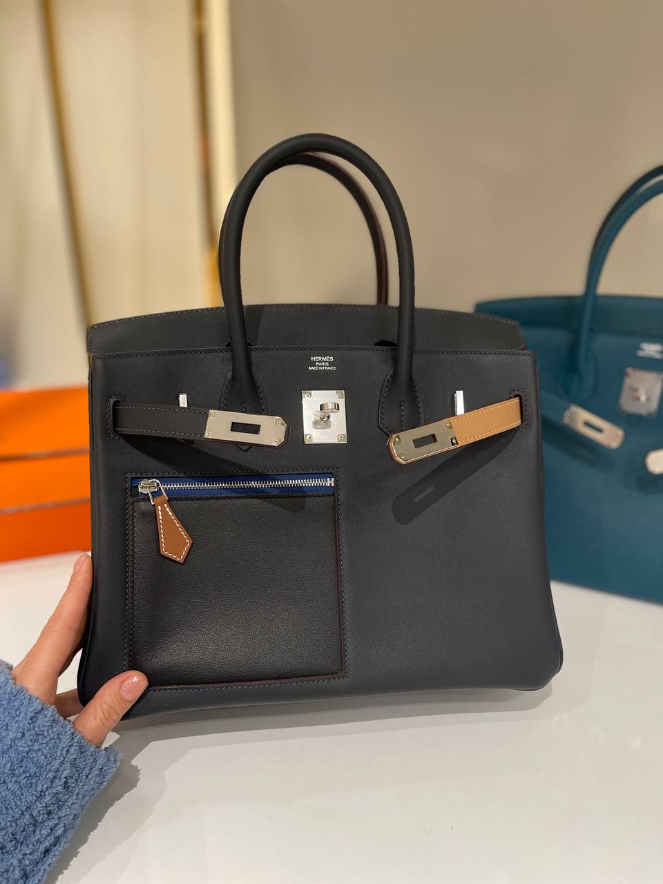 Сумка женская Birkin 30 Hermes LUX-128993 фото Сумка женская Birkin 30 Hermes Артикул LUX-128993