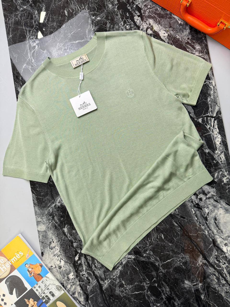 Футболка Hermes LUX-129746 фото Футболка Hermes Артикул LUX-129746