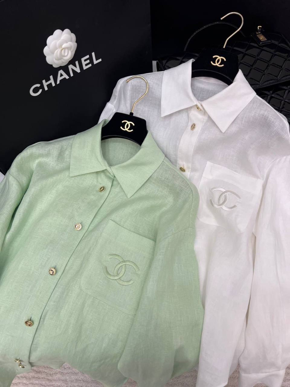 Рубашка Chanel LUX-130576 фото Рубашка Chanel Артикул LUX-130576