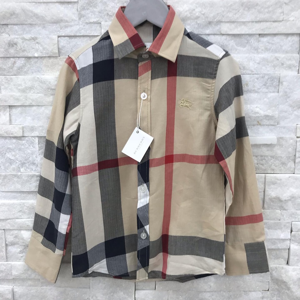 Рубашка детская Burberry LUX-17161 фото Рубашка детская Burberry Артикул LUX-17161